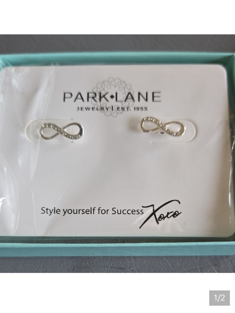 Park Lane Silver Infinity Earrings